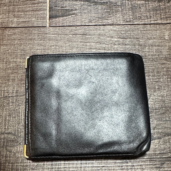 Dunhill Unisex Black Leather Wallet with Gold Accents - Picture 16 of 16